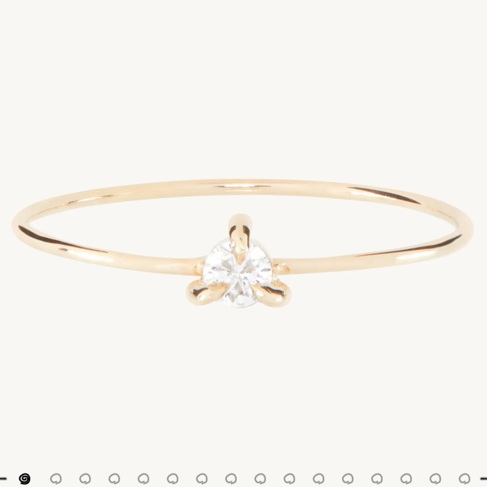Catbird Gold Stacking Ring sparkler